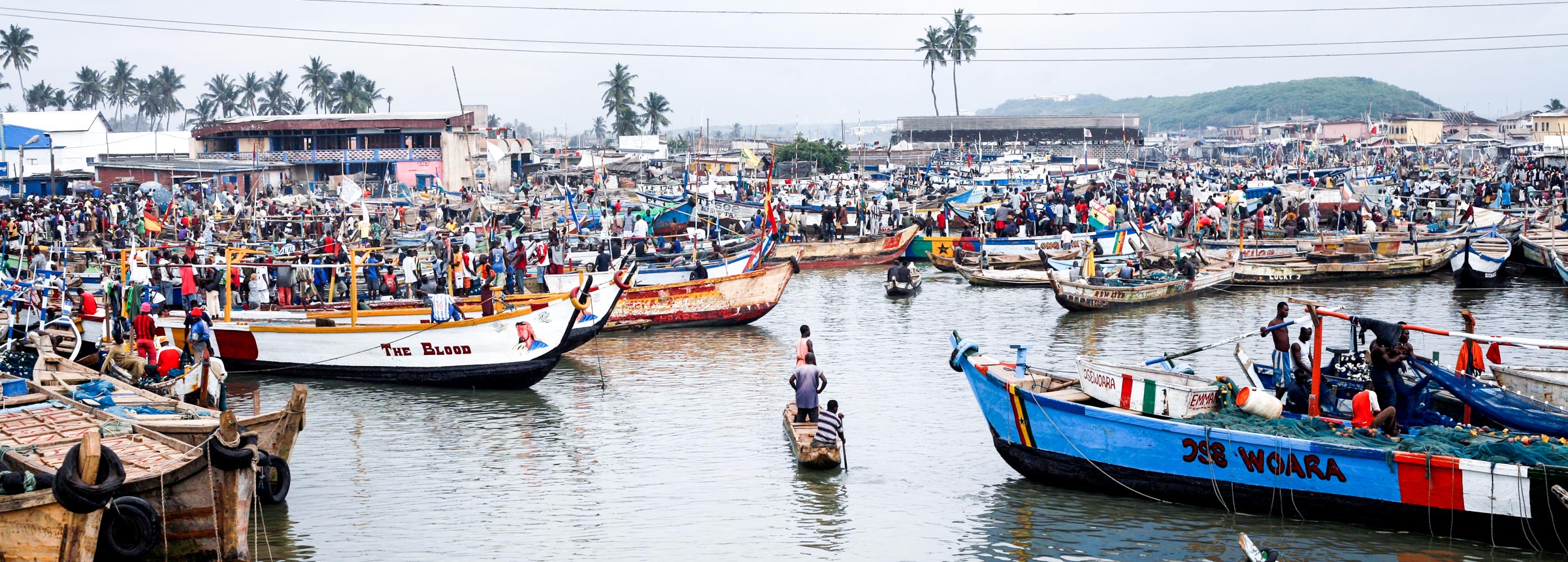 Ghana fishing boats