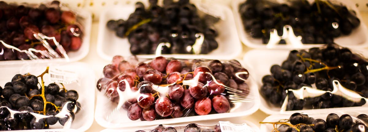 Packaged grapes
