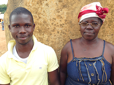 A mother and son in Ghana.