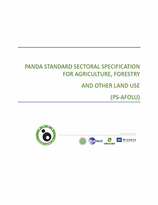 Sectoral Specification for Agriculture, Forestry, and Other Land Use-Panda Standard