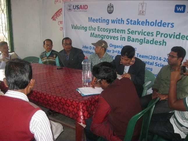 The CREL/JDR 3RD Mangrove team meeting with stakeholders at Upazilla level 
