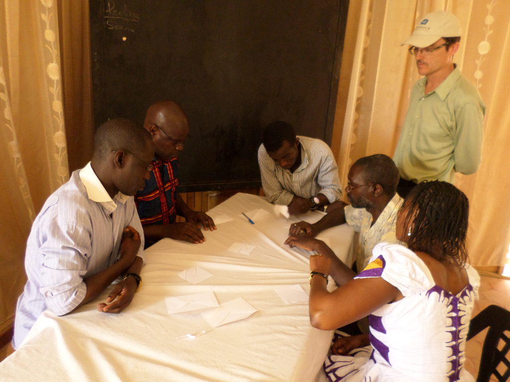 F2F Volunteer, Andy Lohof assists CONCEPT work group